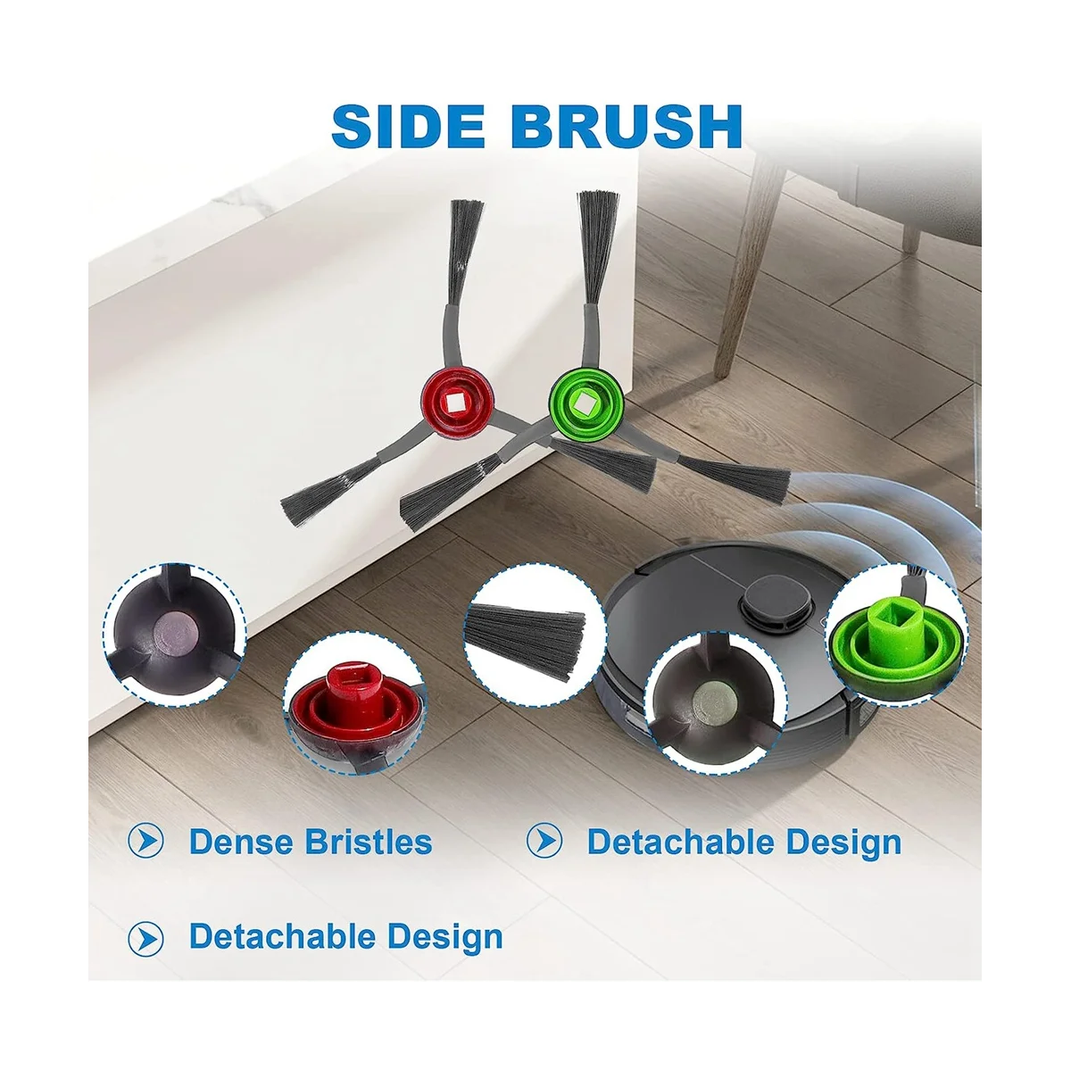 อะไหล่สำหรับ Ecovacs deebot T8 T8 aivi T8สูงสุด920 950 T5 N7 N8โปร N8 + ตัวกรองแปรงหลักด้านข้าง N8โปรพลัส