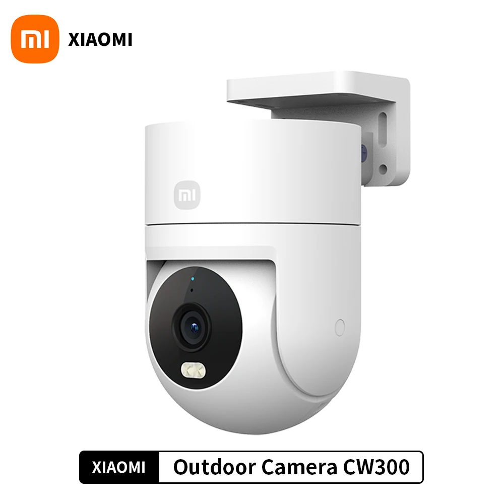 

Наружная камера XIAOMI CW300, 2,5 K, полноцветное ночное видение, 4 миллиона пикселей, IP66, функция отслеживания человека, звук и свет, предупреждение о голосовом звонке