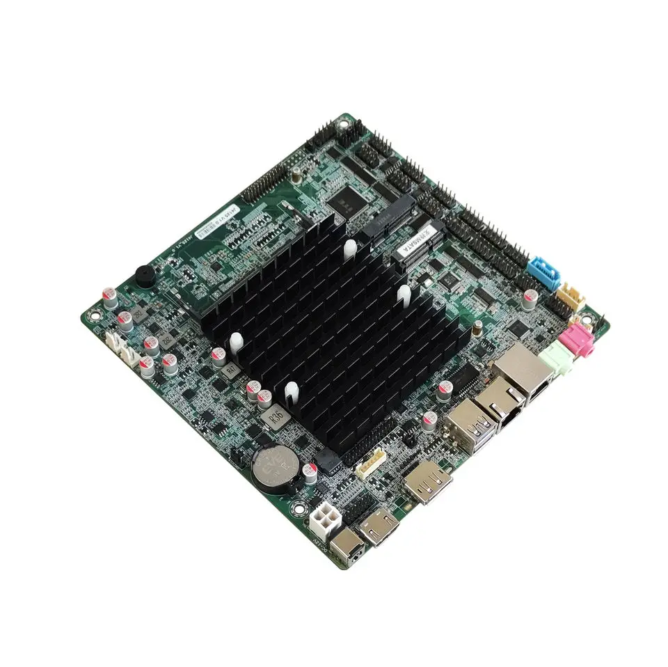 Barebone  Motherboard with  In-tel J4125 Cpu Fanless Mini-ITX Motherboard DDR4  HD-MI VGA LVDS/EDP Low Power Consumption Rohs CE