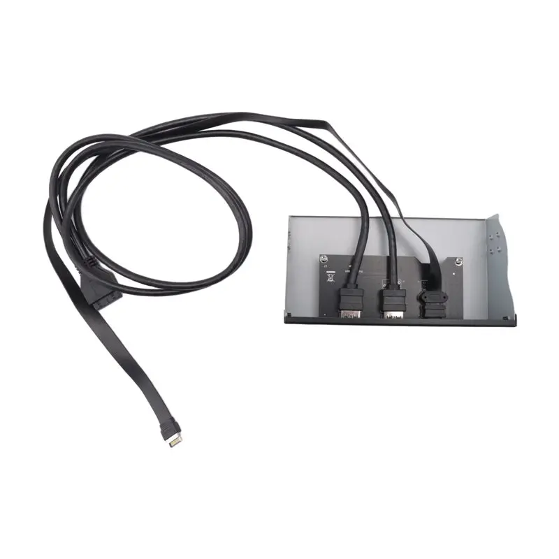 Superior USB Front Panel For PC 2 Port USB 3.2 GEN1 5Gbps + 1 Port TYPE-C 10Gbps/20Gbps Hub For Desktop 5.25Inch Floppy Drive Ba