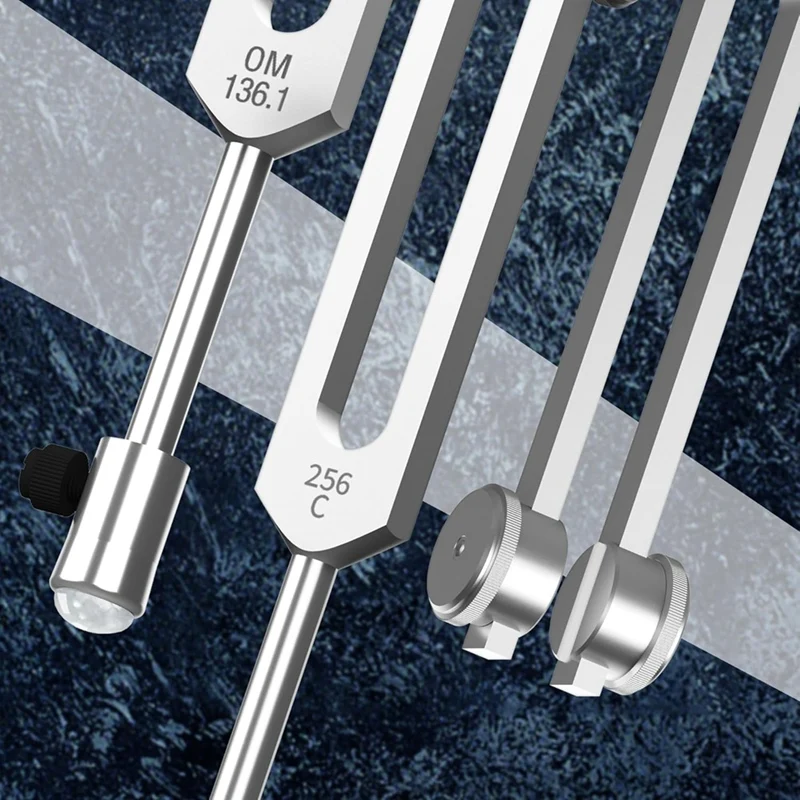 Tuning Fork Set Tuning Fork Set OM136.1hz 256hz Chakra Tuning Energy Forks with Natural