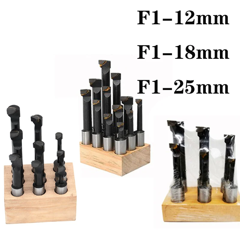 

F1 Boring Bar Set Tungsten Carbide Bar boring Head MT3 MT4 R8 BT NT F1 BORING Tool F1-12MM 18MM 25MM