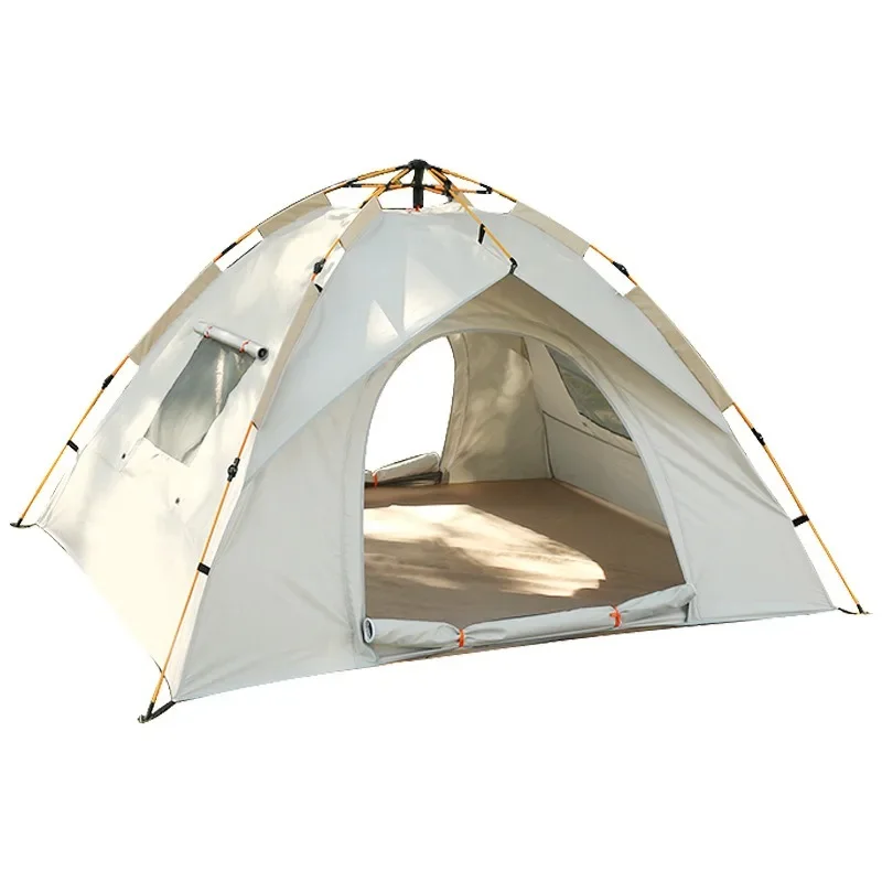 

Tent Outdoor Portable Folding Camping Beach Open Silver Rubber