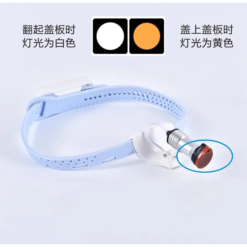 Head Worn LED Lamp Rechargeable Long Battery Life for ENT Dental Clinic Lighting