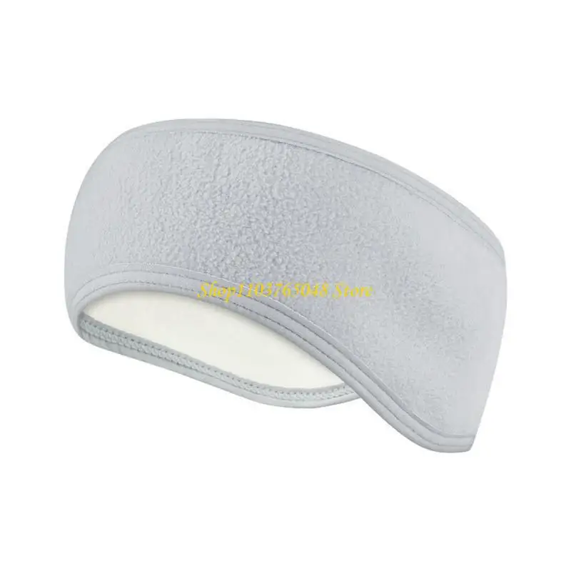 R53E Winter Ear Warmer Fleece Headband Full Cover Earmuffs for Skiing Snowboarding