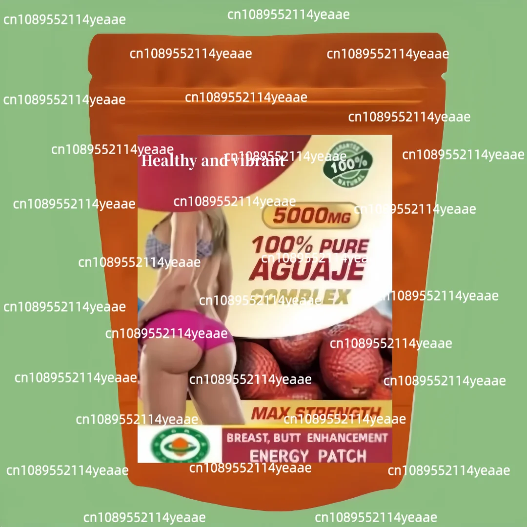 Bigger Breast & Buttocks And Hips Enlargement Pure Aguaje Complex Energy Patch, Maka,pueraria Mirifica Extract 5000 Mg