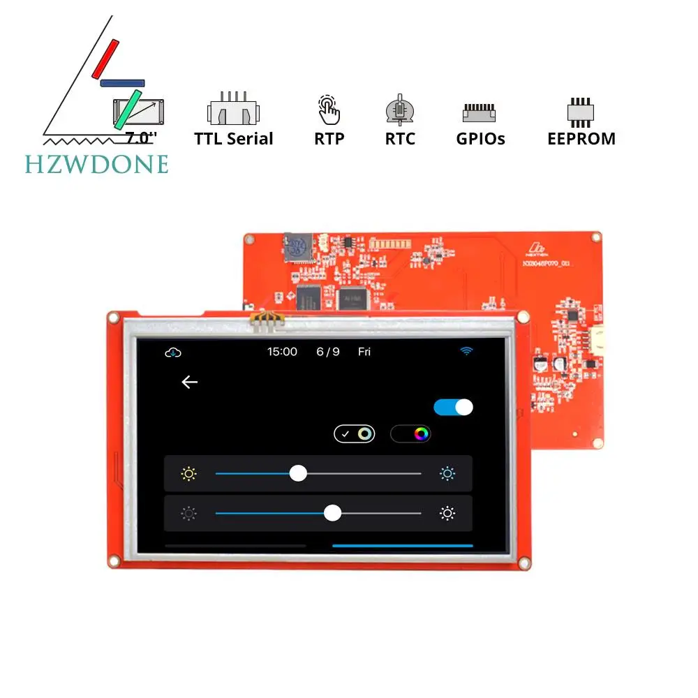 NX8048P070-011R/NX8048P070-011C – 7.0” Nextion Intelligent Series HMI Touch Display