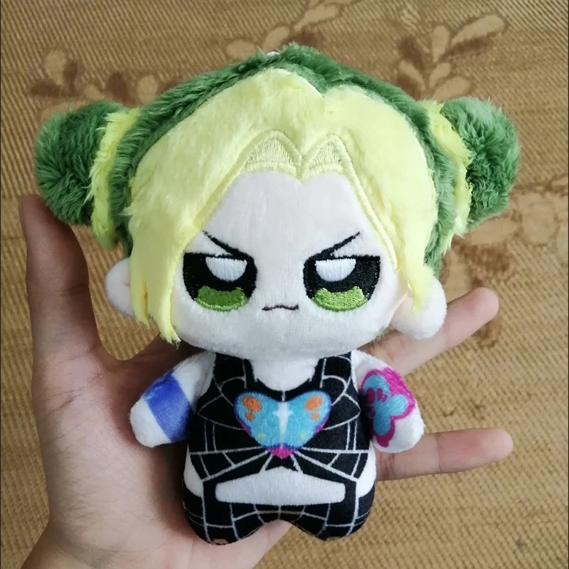 10cm Jolyne Cujoh Plushie Anime Kujo Jorin Figures Cosplay Cotton Stuffed Plush Doll Toys Pendants Keychain Birthday Xmas Gift