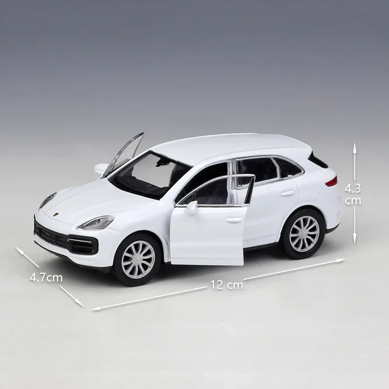 WELLY 1:36 Porsche Cayenne Turbo Pull Back SUV Auto Hohe Simulator Modell Auto Metall Legierung Spielzeug Auto Diecast Für Kinder geschenk B145