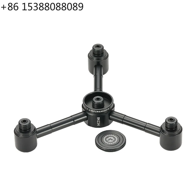 Aluminum Alloy 1 to 4 Way Gas Adapter Camping Atmosphere Light Outdoor Mountain Gas Tank Converter Connector(1pcs)