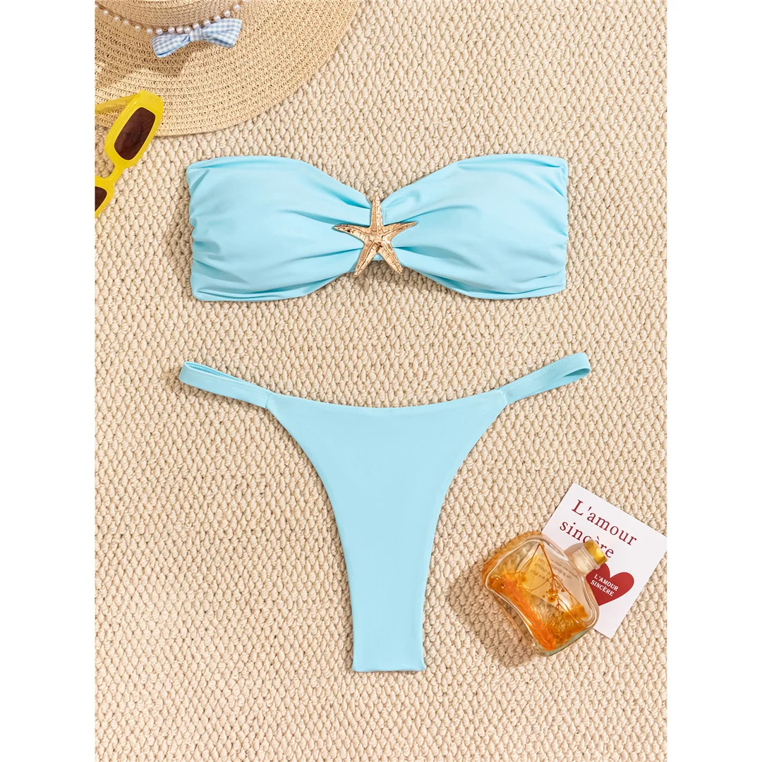 XS-L Extreme String Mini Micro Thong Bikini Damen Badeanzug Frauen Bademode Zweiteiliger Bikini-Set Badeanzug Schwimmanzug V6861 – Detail 2