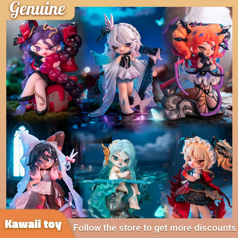 

New NONO SOVA Nachtmare Lullaby Series Blind Box - Mystery Doll Desktop Decor Articulated Anime Figure Toy Birthday Gift Girls