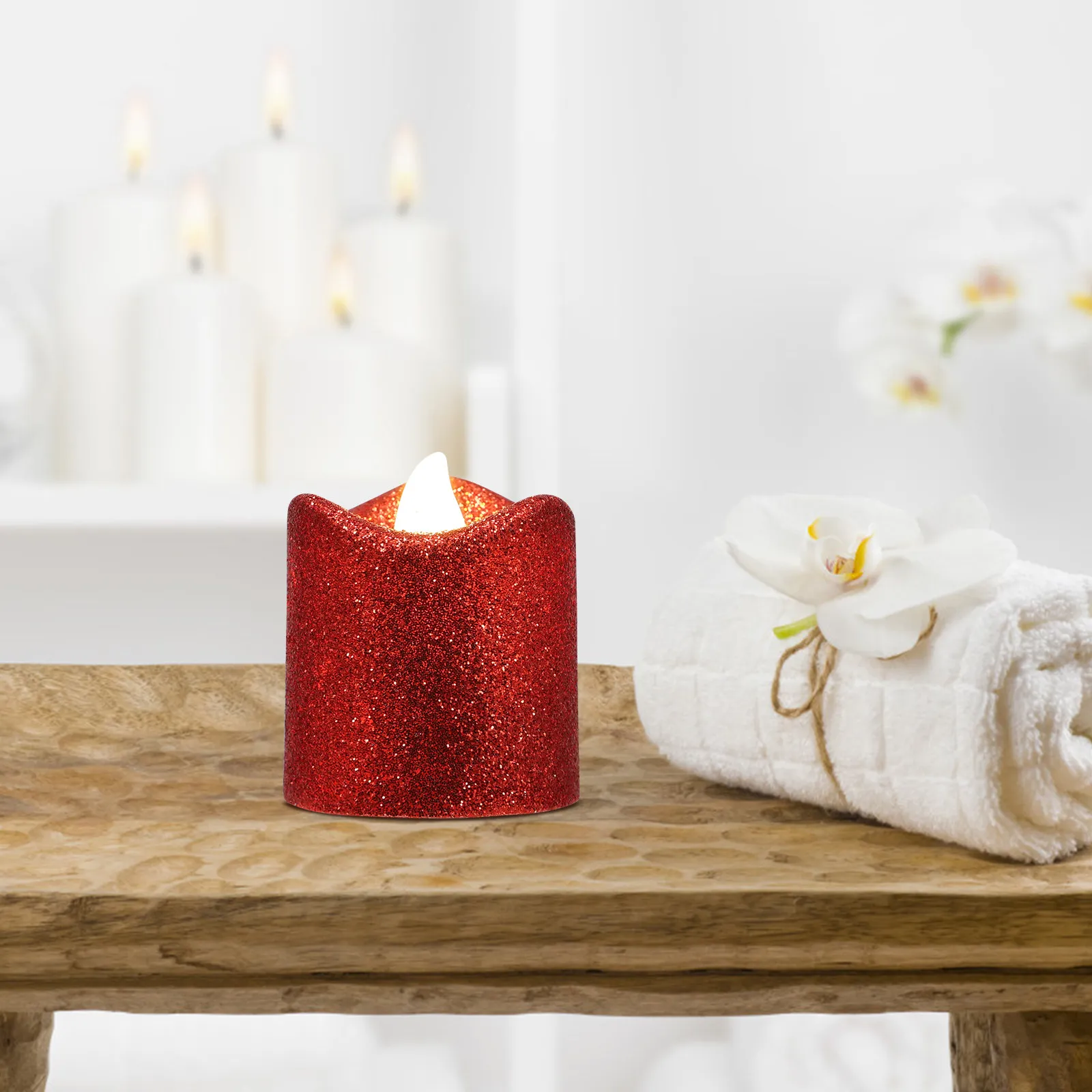 

24 шт. светодиодные электронные лампы без пламени, маленькие электрические лампы, декоративные светильники для дома, вечеринок, свадеб, юбилеев, романтического оформления