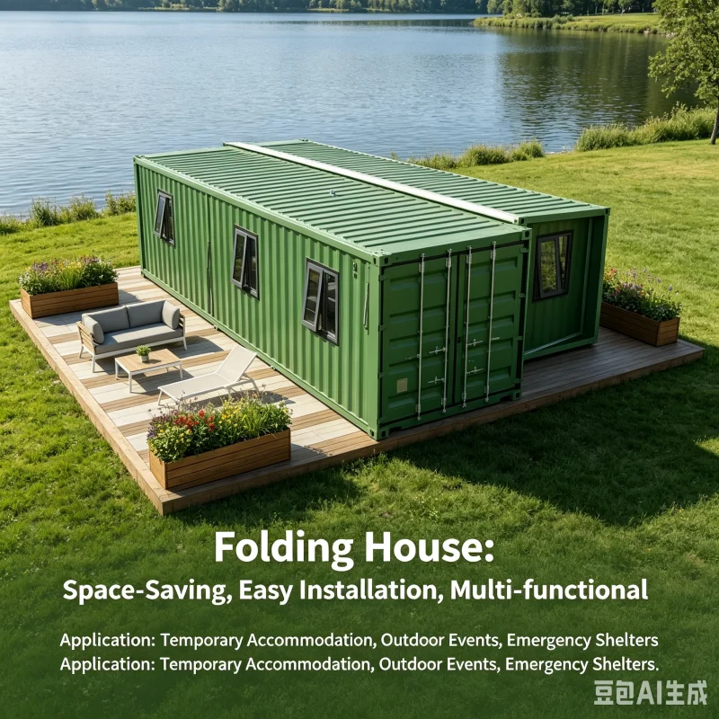 Galvanized Steel Expandable Container House With Quick Assembly Designed For Mobile Commercial Office Building Prefabricated Uni