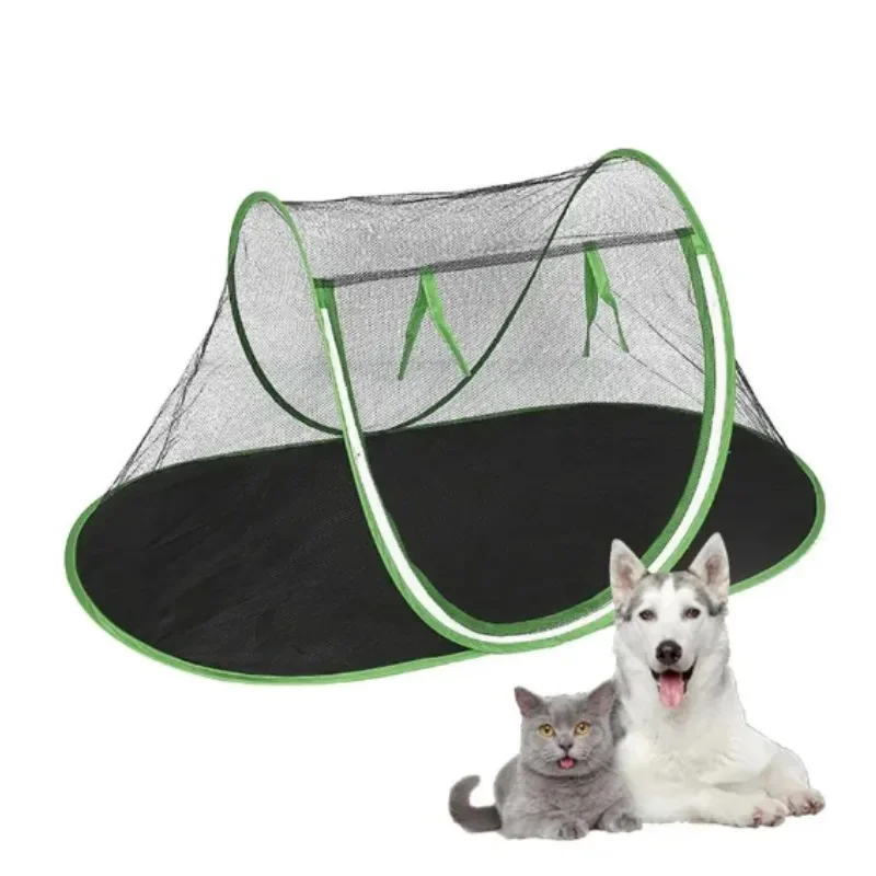 Portable Folding Pet Tent Foldable Outdoor Tent For Pet Cat Outside Playhouse Dog Fence For Camping Dog Playpen Portable Small