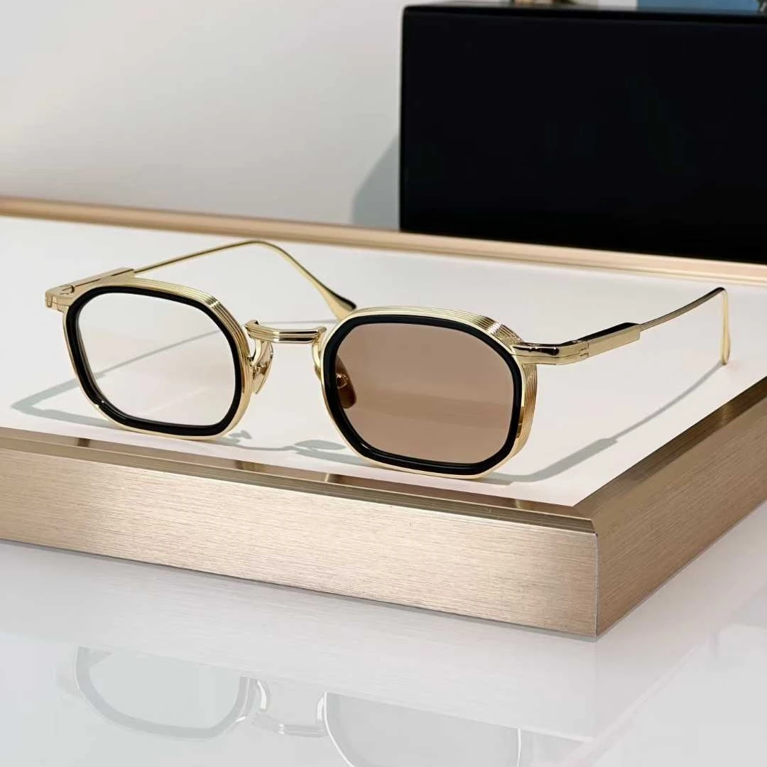 

Luxury Fashion Trend Vintage John Sunglasses SAMUEL Alloy Acetate Style UV400 Retro Square Design Unisex 2A+ Original Quality