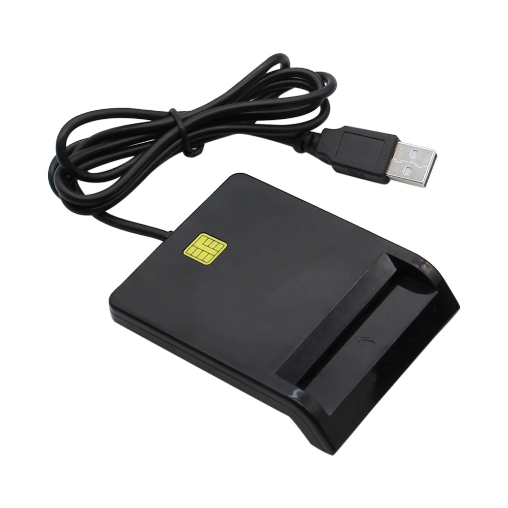 USB Smart Card Reader Smart Card Reader voor bankkaart IC/ID EMV-kaartlezer voor Windows 7 8 10 Linux OS USB-CCID ISO 7816