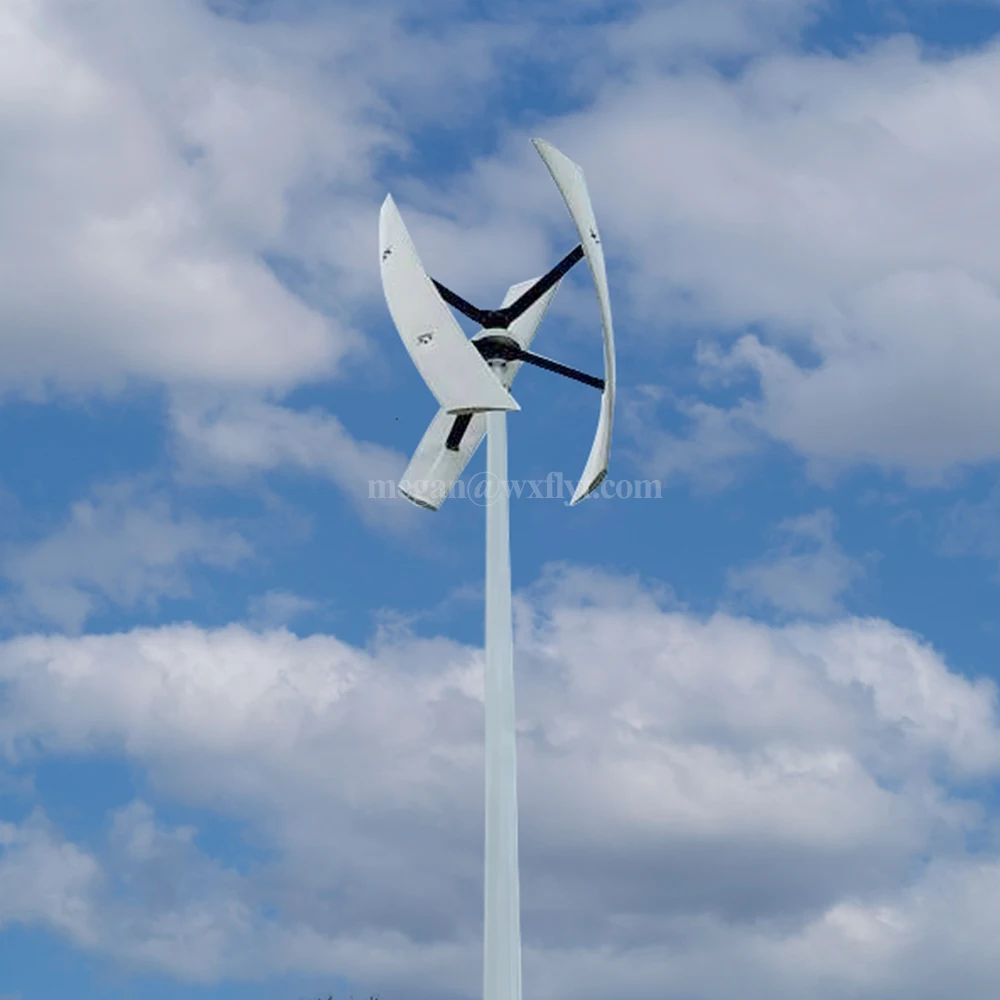 Wind Turbine 10KW Power Generator Off Grid System 12V 24V 48V Output 220V 230V 240V System MPPT Charger For Home Complete Kit