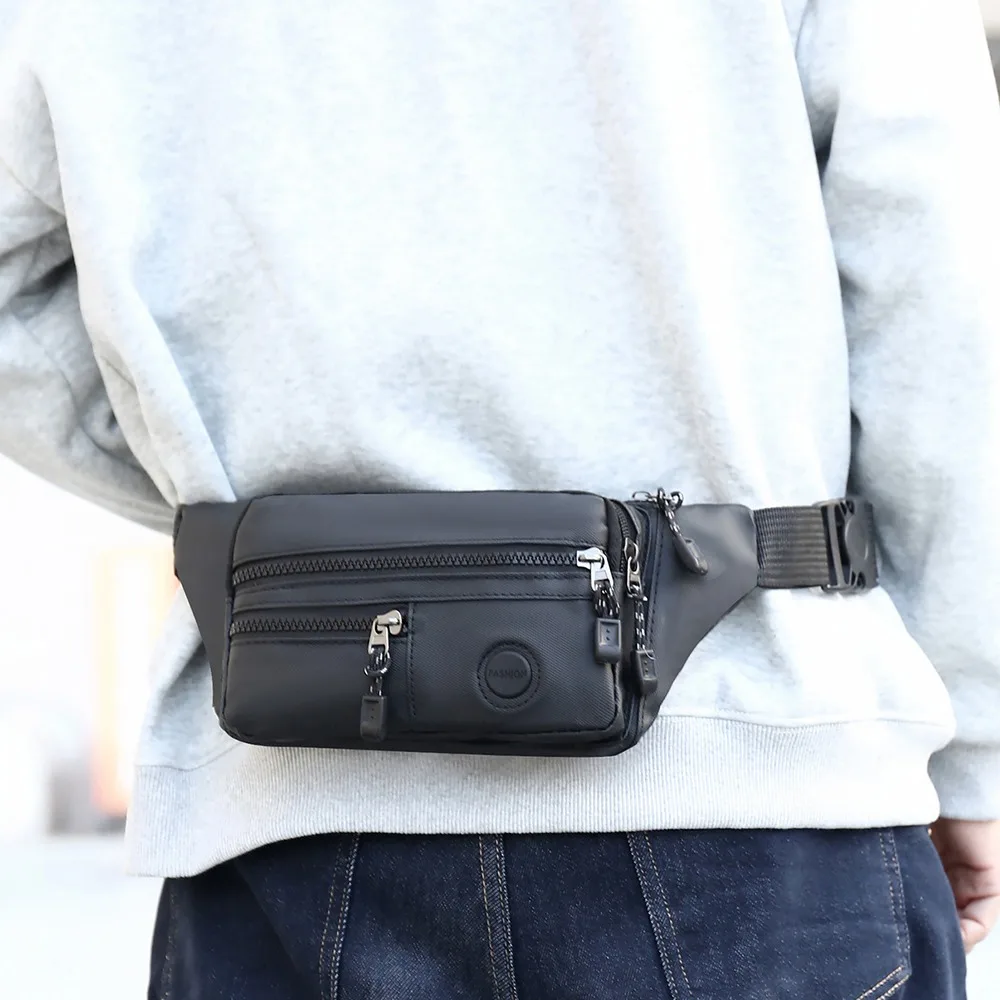 Multi-function Men Running Waist Bags Waterproof Lightweight Marathon Running Bag Large Capacity Wear-resistant Fanny Phone Pack