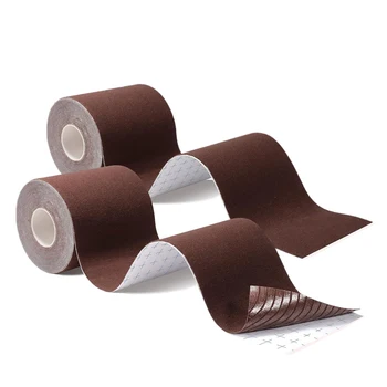 2 Rolls Breast Lift Tape Cotton Boob Tape Sexy Pasties Sports Adhesive Tape Sticky Body Invisible Bra Width 5-10cm
