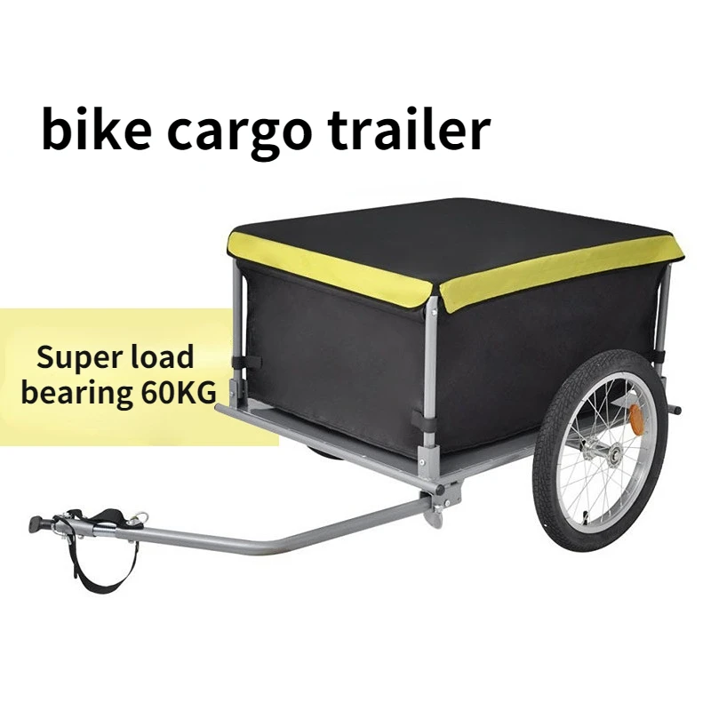 Will Travel Pull Cargo Trailer Sundries Trailer Shopping Cart Luggage Trailer Bicycle Trailer Pet Trolley Pet Carrier