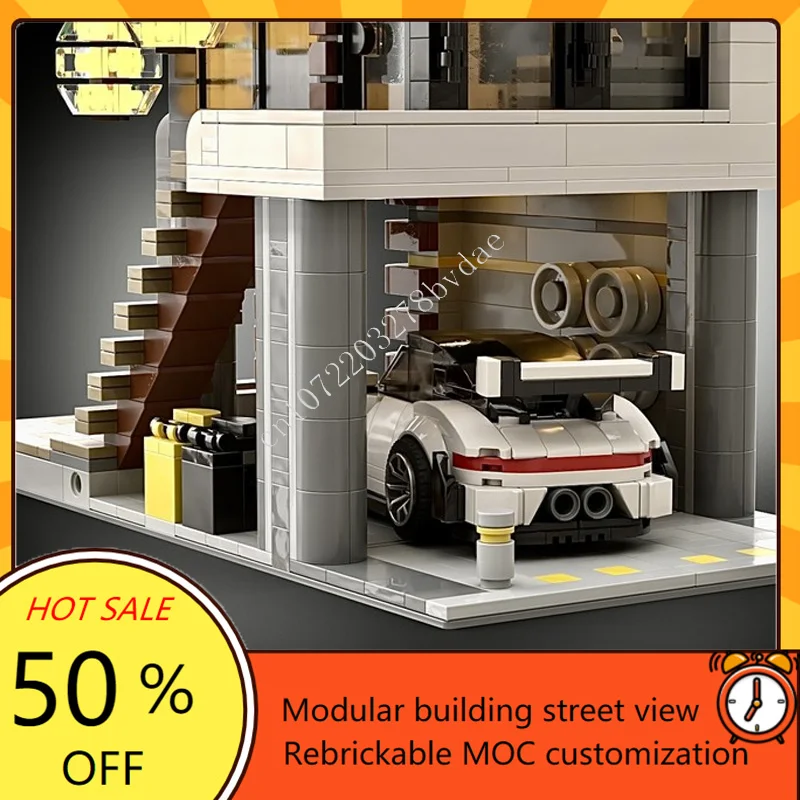 1824PCS Nimbus ONE Modular MOC Creative street view Model Building Blocks Architecture DIY Education Assembly Model Toys Gifts