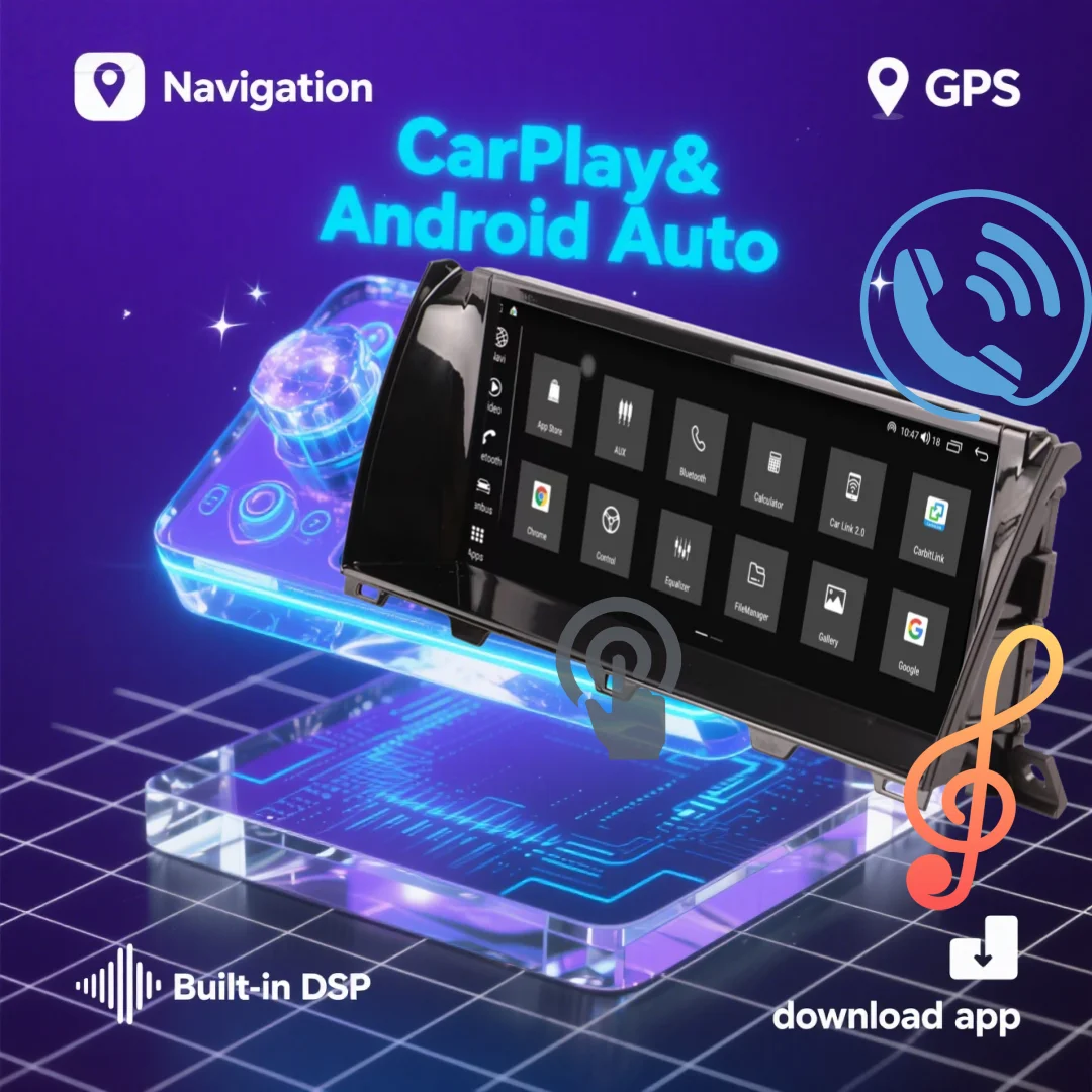 

10.25" Car Radio For Rolls Royce 2010-2018 Wireless Carplay Android 13 Multimedia Player GPS Navigation Auto Stereo Head unit