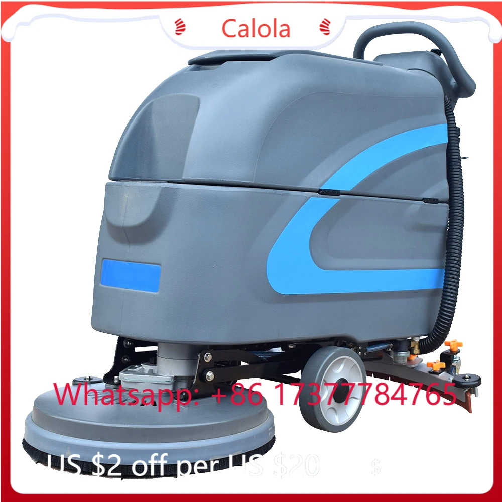 Hot Hand Push Floor Washer, Commercial Industrial Workshop Sweeping Mopping