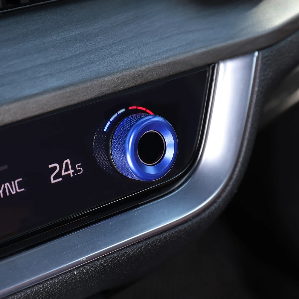 2 قطعة الألومنيوم التيار المتناوب تعديل المقبض غطاء الكسوة لكيا سبورتاج 2023-2025 كيا EV6 2022-2024 كيا كرنفال 2022-2024 اكسسوارات