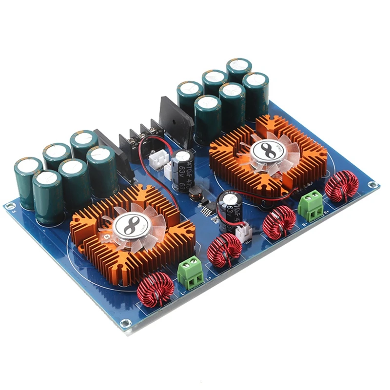 Dual Digital Audio Amplifier Board Module, alta potência, poder traseiro puro, XH-M258, TDA8954TH, 420W