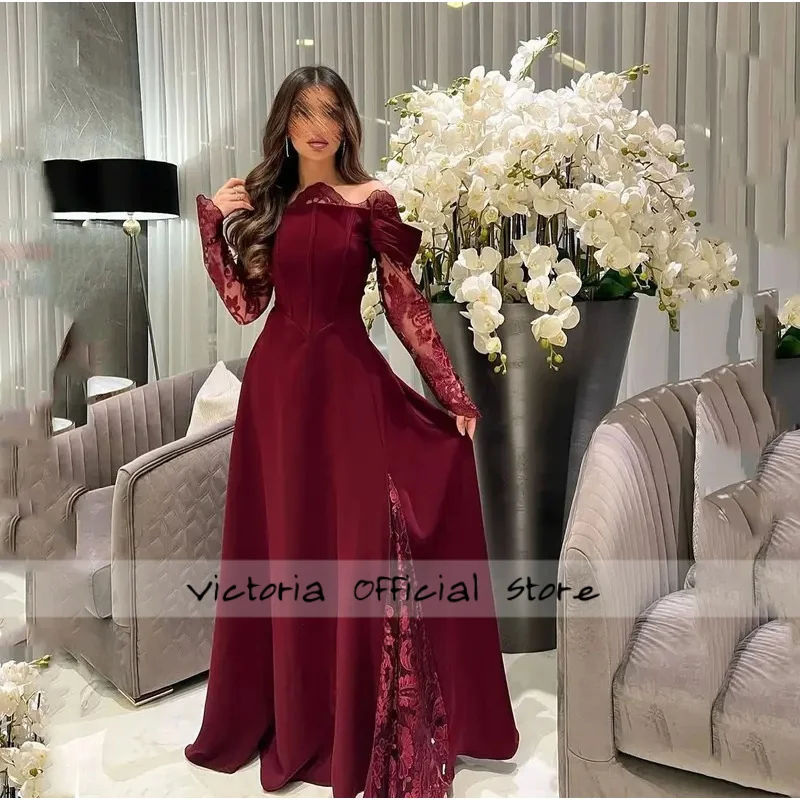 فساتين سهرة مخصصة للحفلات فساتين نسائية أنيقة للمناسبات الخاصة بأكمام طويلة رداء الكوكتيل #5