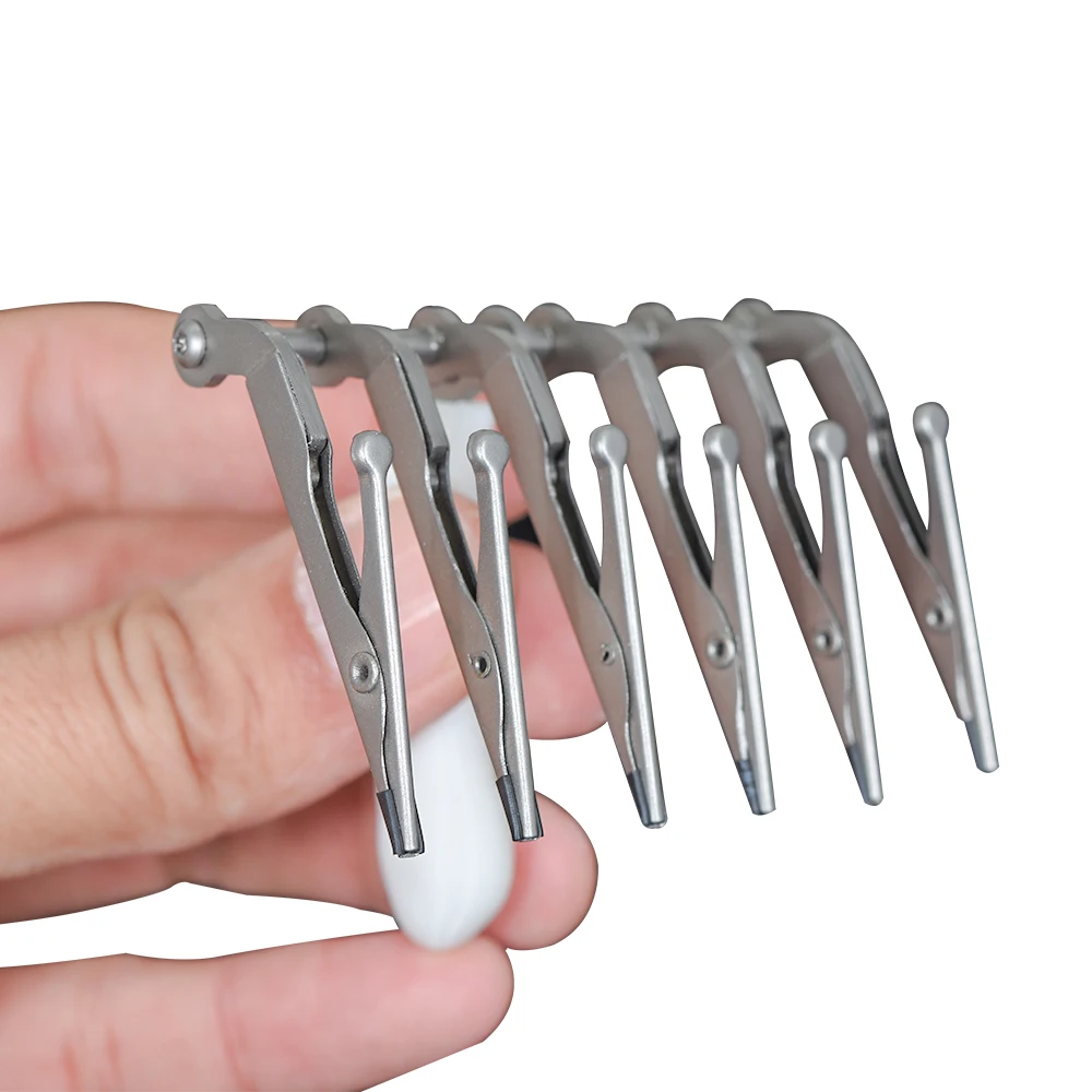 Lab Ceramist Hex Clamps Six-tooth Clips for Glazing ,Batch Porcelain Auxiliary Tool s