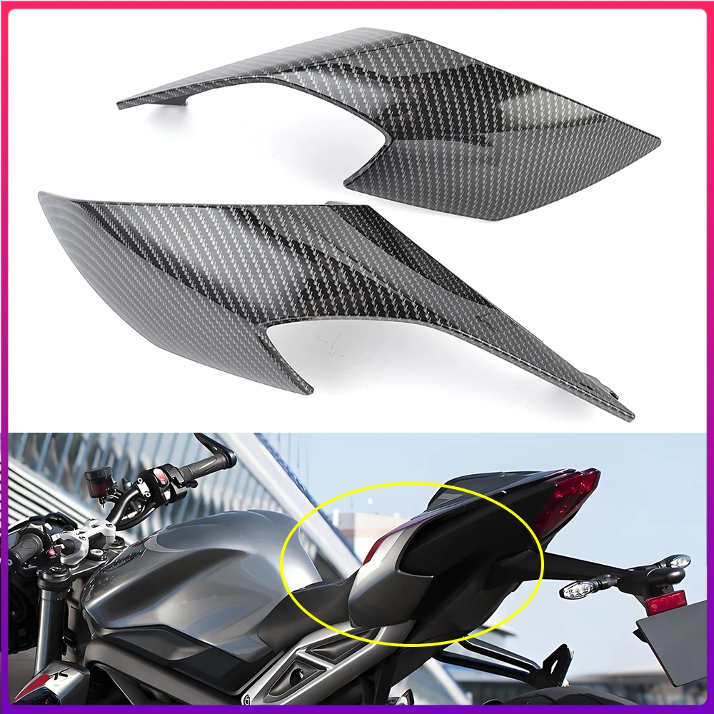 

765R 765RS Rear Seat Side Panel Cover Frame Guard Fairing Cowl For Triumph Street Triple 765 R RS 2020-2025