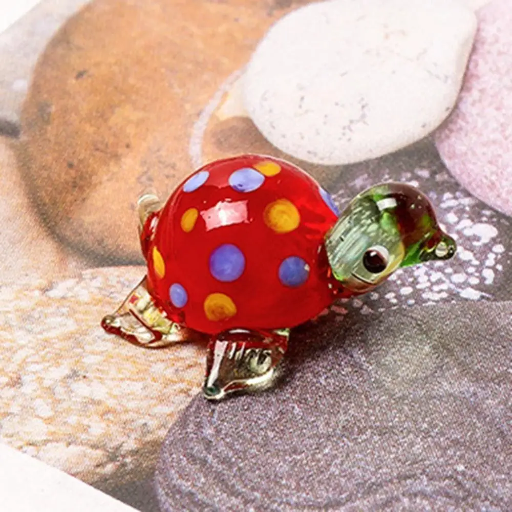 Mini Handicraft Turtle Figurines Lightweight Vivid Animal Statue Turtle Lifelike Decorative Accessories Crafts Collection