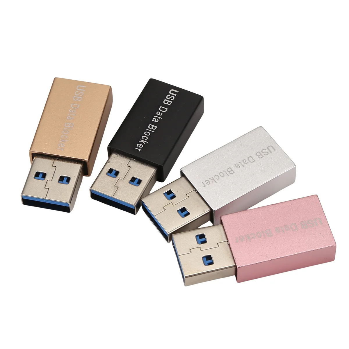 YDSC 4PCS USB Data Blocker Charge-Only USB Jacking Prevention Adapter Data Sync Blocker Adapter for Blocking Data Sync