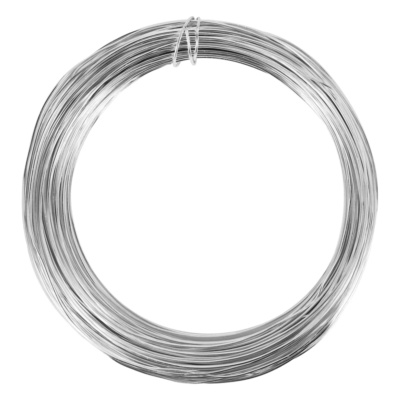 

1 Roll Of Aluminum Craft Wire Silver For Jewellery Craft, Modelling Making Armatures And Sculpture 2Mm X 55M