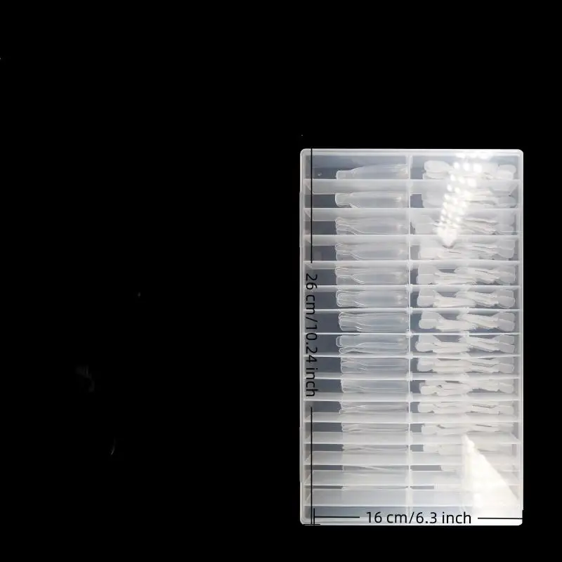 Time-Saving Dual Nail Template Extension Forms for Fast Nail Application