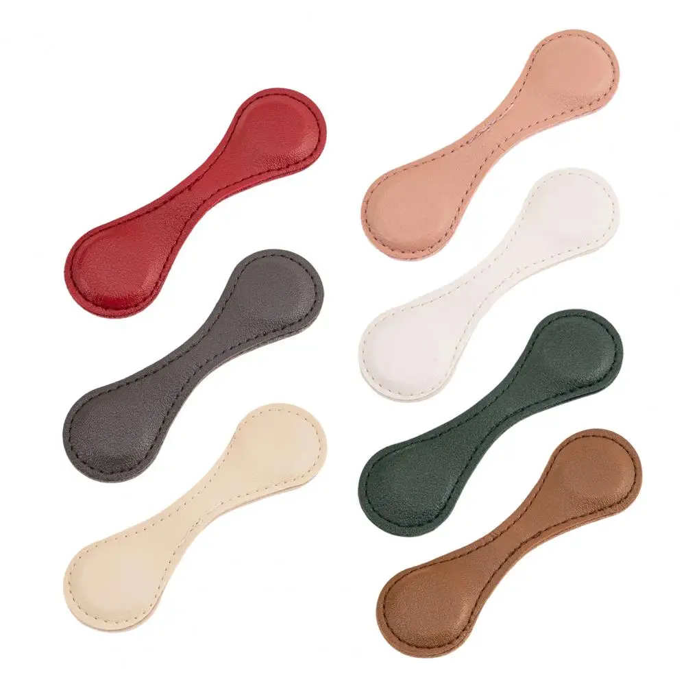 Handmade Magnetic Bookmarks Handmade Faux Leather Bookmark with Secure Clip Design Imitation for Reading