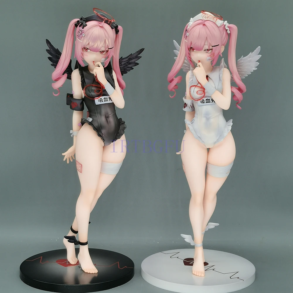 Original 26cm Tsukuyomi Riko Trainee Nurse Bibi Buttons 1/6 Girls Toys Anime PVC Action Figure Toy Game Collection Model Doll