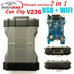 Can Clip V236 with USB Wifi for Renault VCI Scanner OBD2 Automatic Diagnostic Interface for Renault VCI Scan Tools