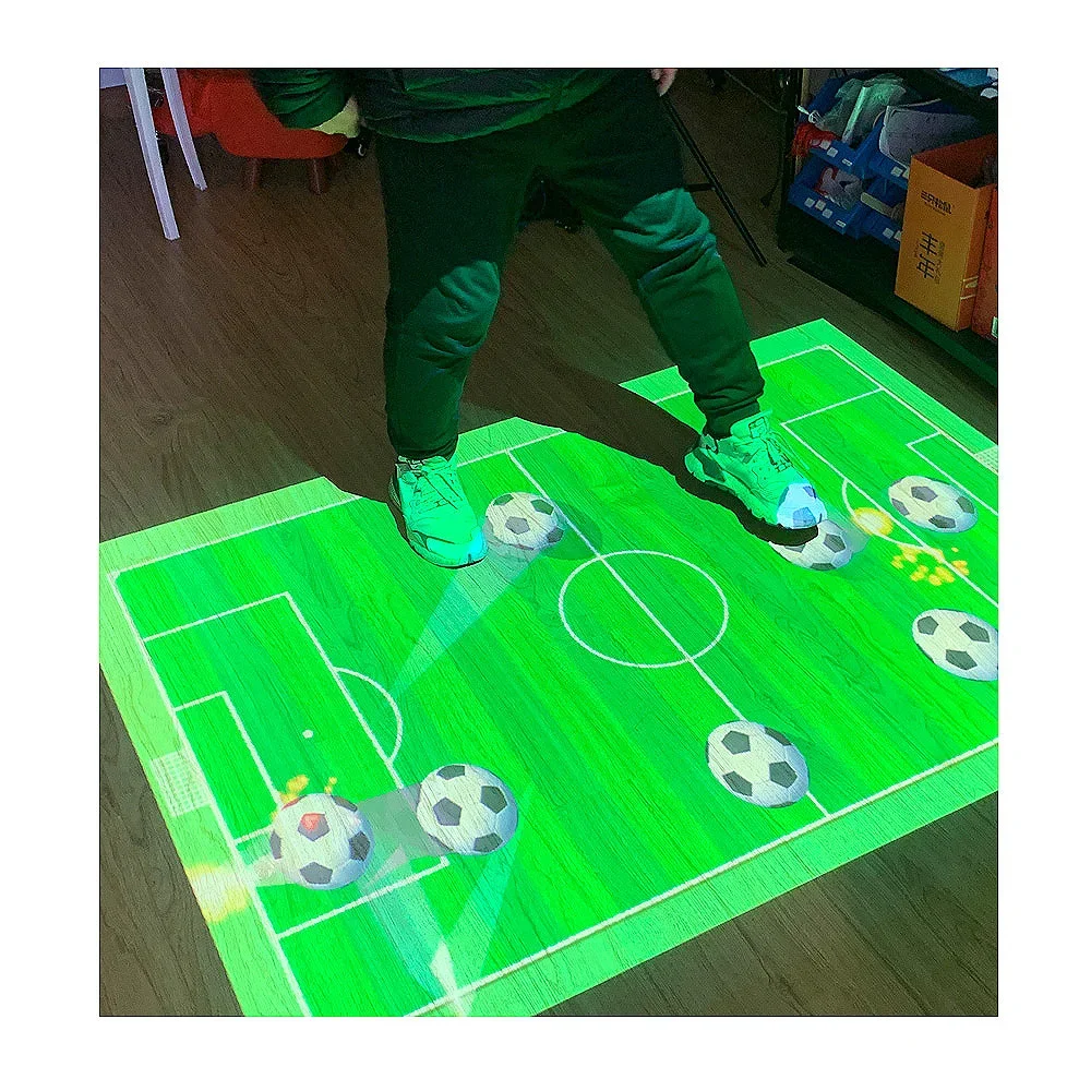 

Interactive game projection floor AR projector interactive game sand table floor interactive football game