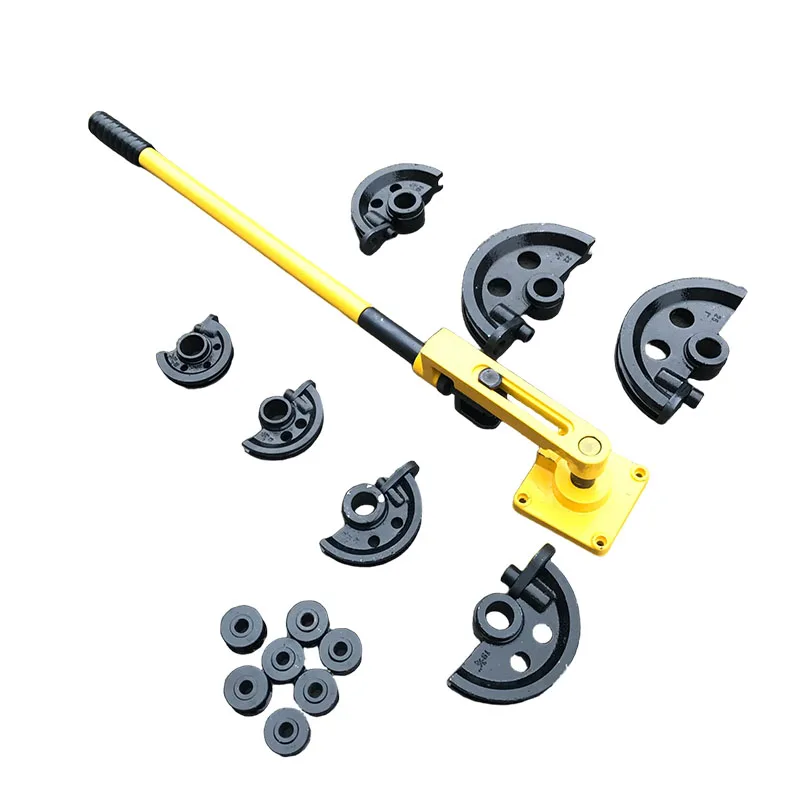 Handheld Lever Type Pipe Bender, 10-25mm Metal Tube Bending Machine for Workshop and Field Use