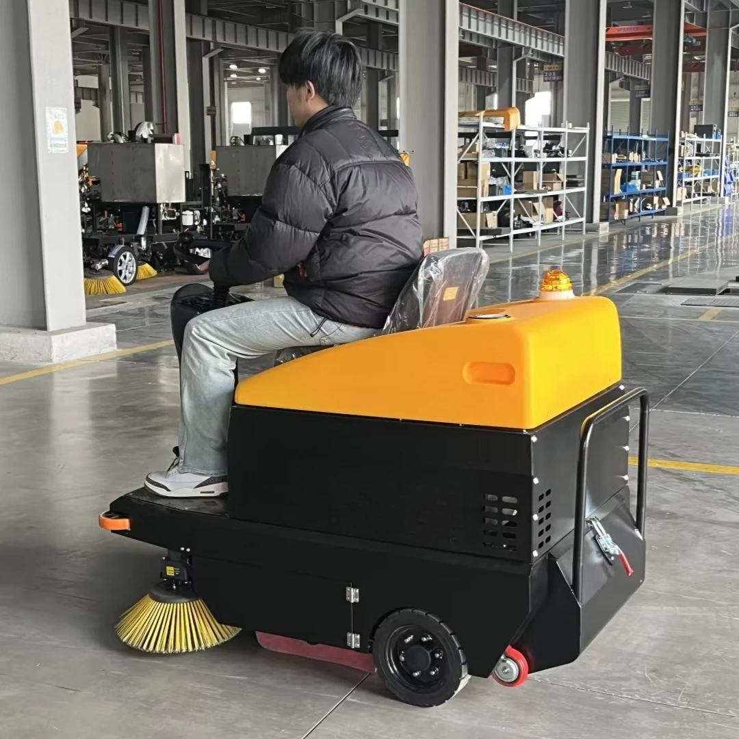 C100 Elektrische Ride-On robotische industriële vloerveegmachine