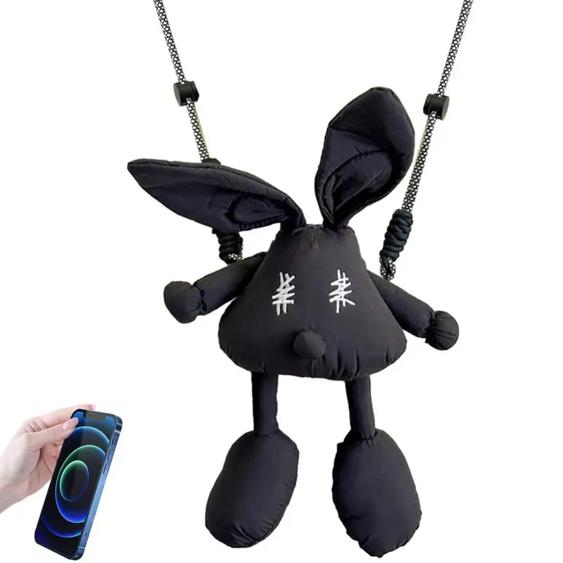 

Держатель для телефона на шнурке с мультяшным кроликом, слинг для телефона, выдвижной держатель для телефона, кронштейн, модная переноска для мобильного телефона для путешествий