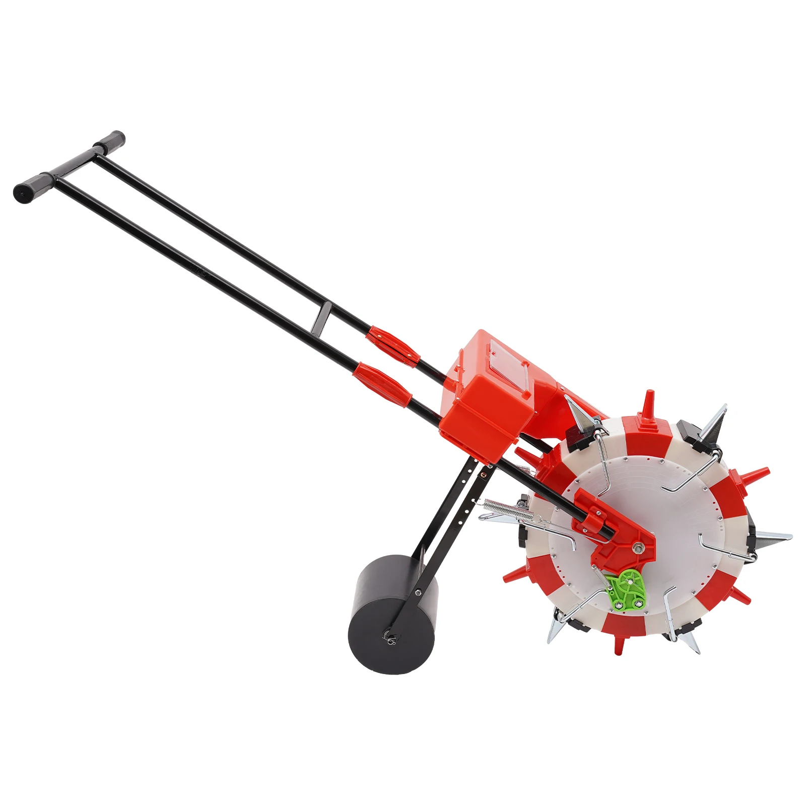 

Precision Manual Seeder Garden Seed Planter Spreader Hand-Push Roller Seeder for Planting Seeds within 3-15mm of Corn, Soybeans