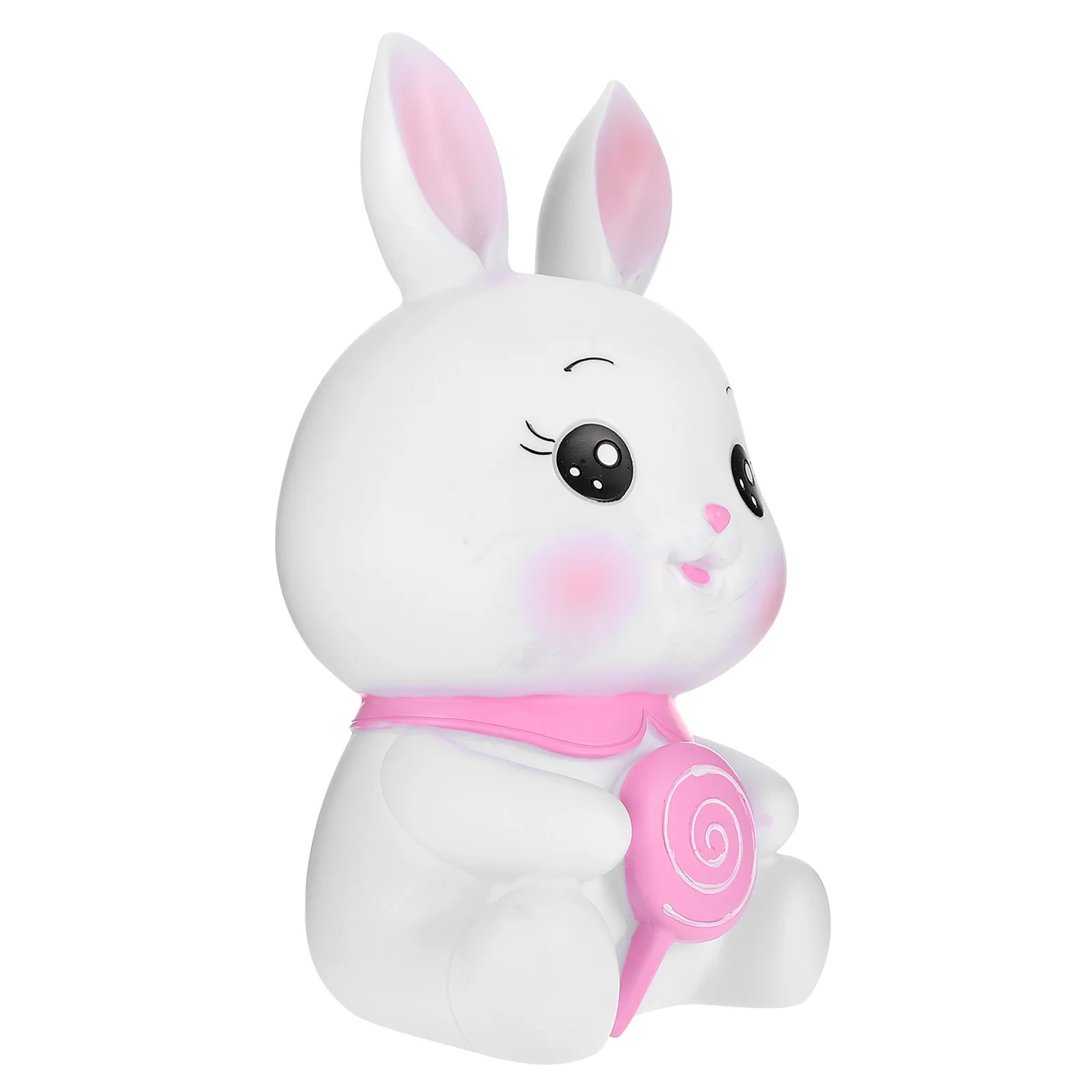 Vinyl Material Bunny Coin Bank Creative Desktop Saving Pot Kids Money Jar Cartoon Coin Container Money Saving Box