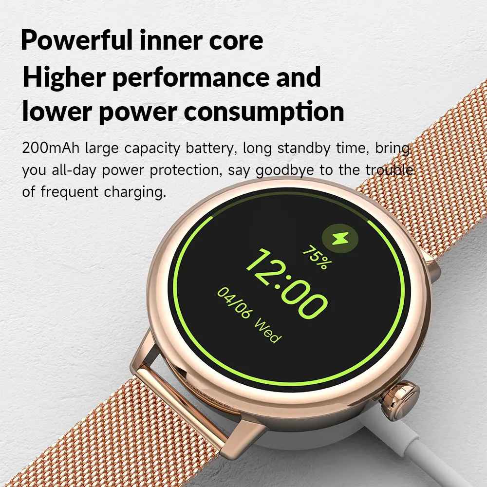 New Smart Watch Voice Call Health Monitoring Men and Women Bluetooth Communication Blood Pressure, Heart Rate, Sports Watch