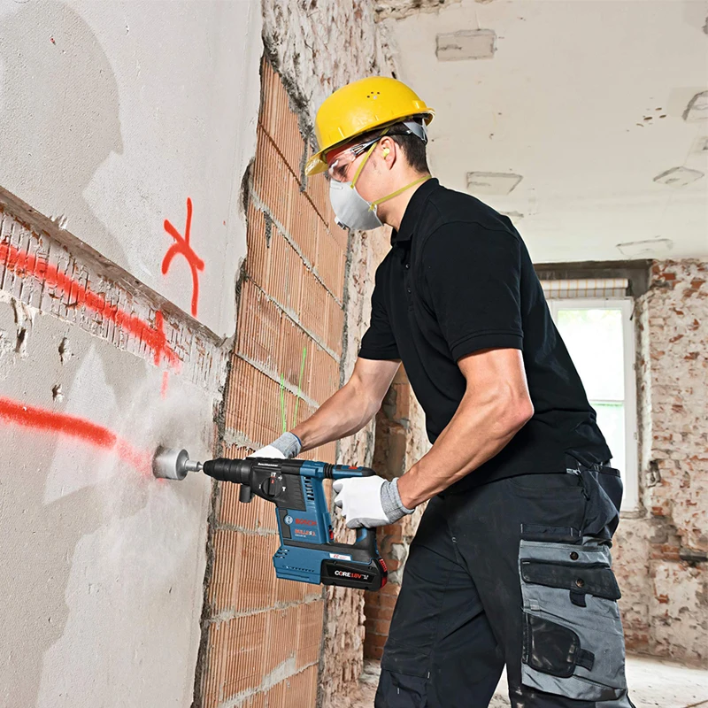 BOSCH GBH18V-26 18V Lithium-Ion Brushless Rotary Hammer 1\