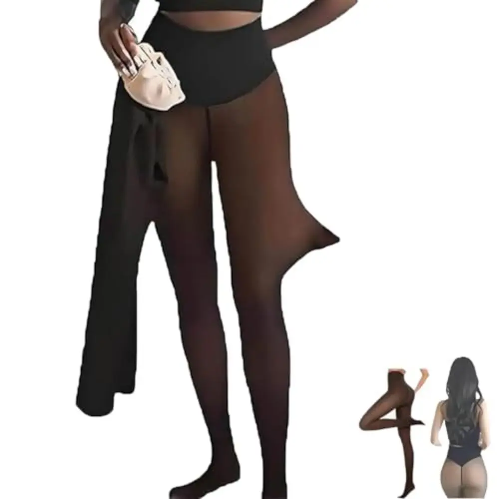 Compression Band Magic One-Seam Leggings One Seam Design Snatch Waist Shaping Leggings Fleece Lined Fleece Lined Leggings Women