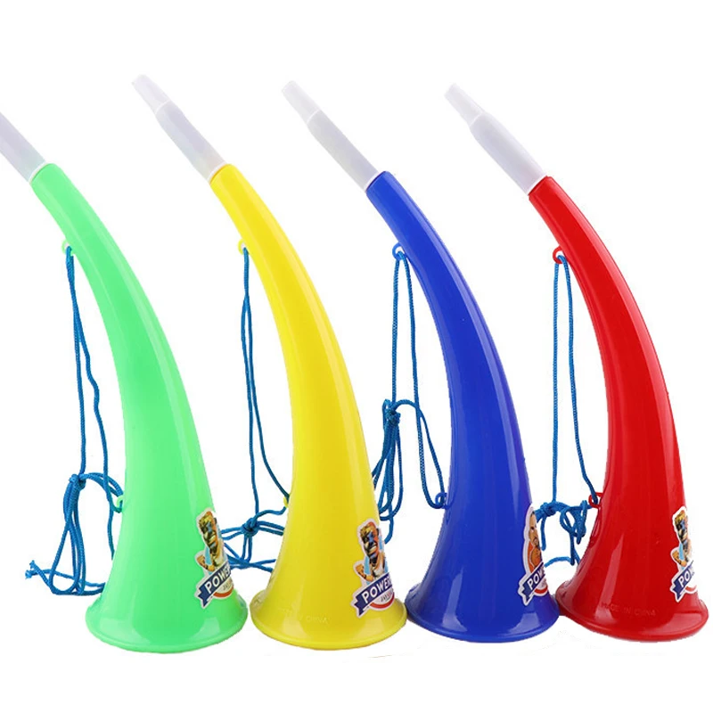 4pc Football Game Fans Horn Cheerleading Refueling Props Ox Horn Vuvuzela Kid Trumpet Toy Air Adjustable Stadium Cheer